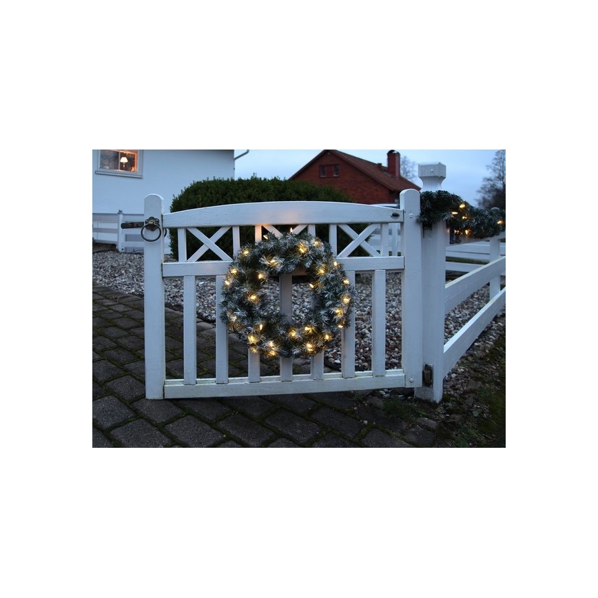 Eglo - Udendørs LED julekrans 30xLED/0,064W/3/230V IP44