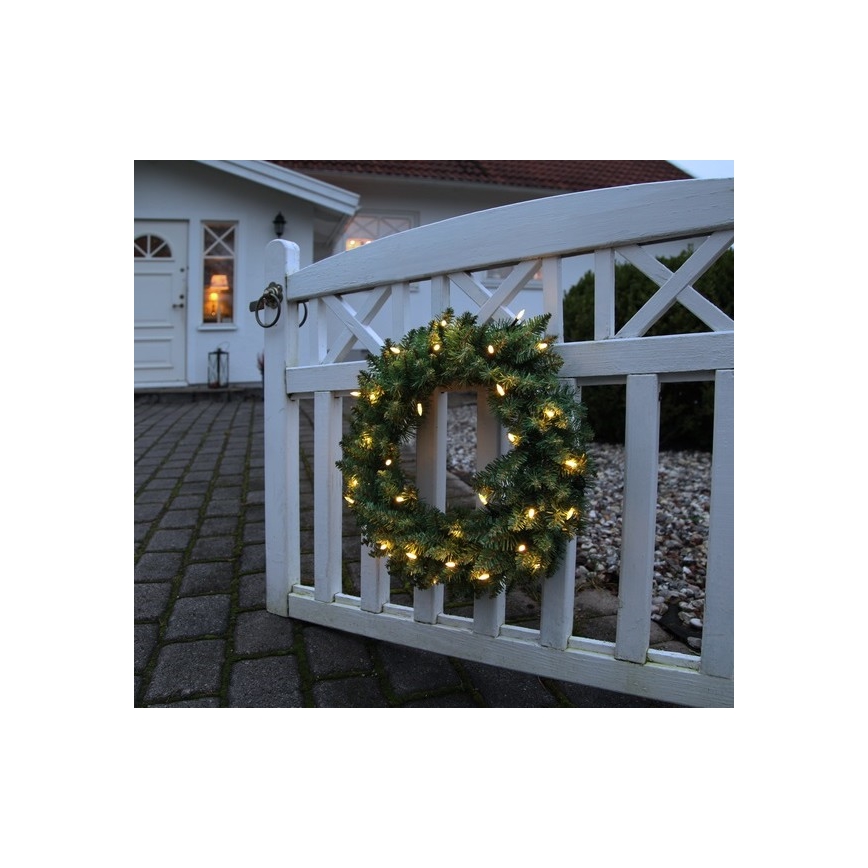 Eglo - Udendørs LED julekrans 30xLED/0,064W/3,4/3V IP44