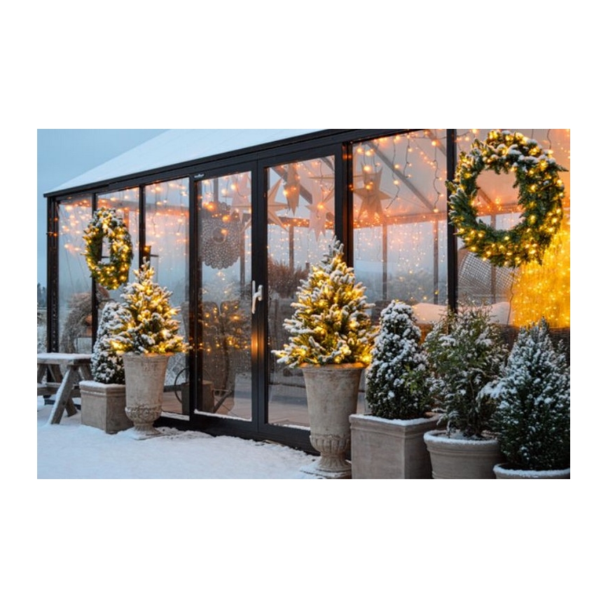 Eglo - LED Udendørs Julekrans 60xLED/0,018W/3/230V IP44