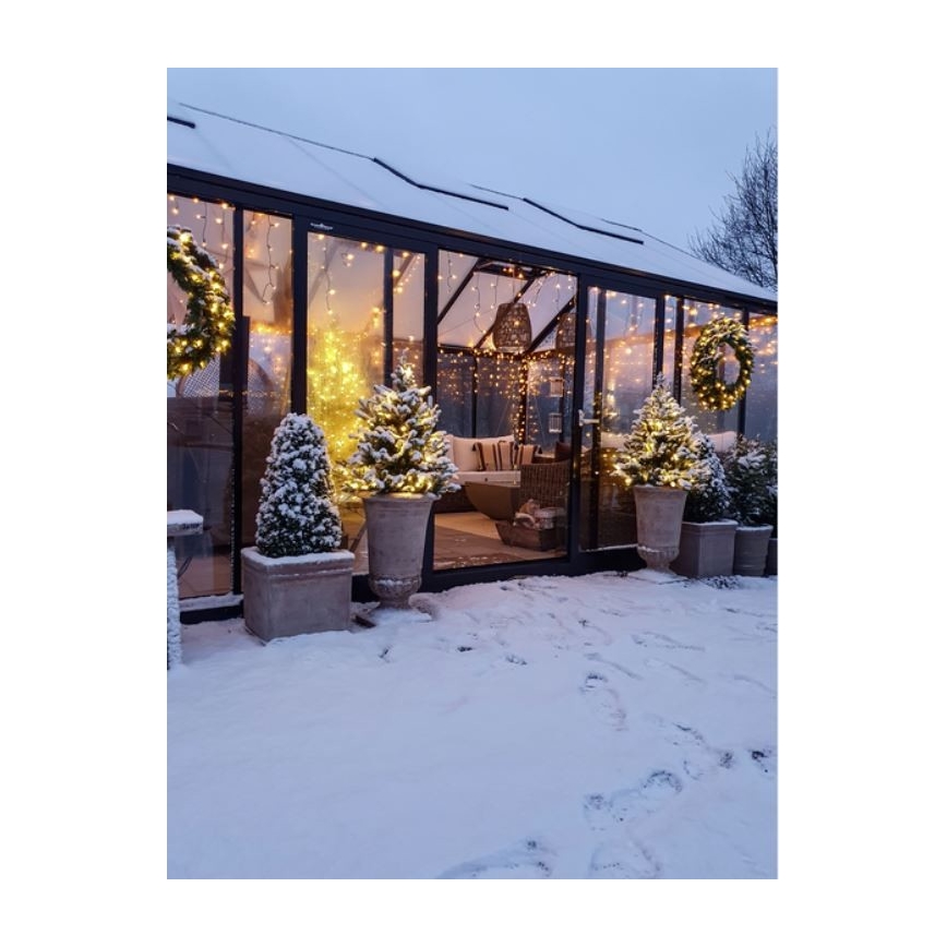 Eglo - LED Udendørs Julekrans 60xLED/0,018W/3/230V IP44