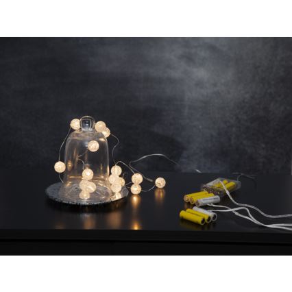 Eglo - LED-lyskæde 15xLED/3xAA 1,4m