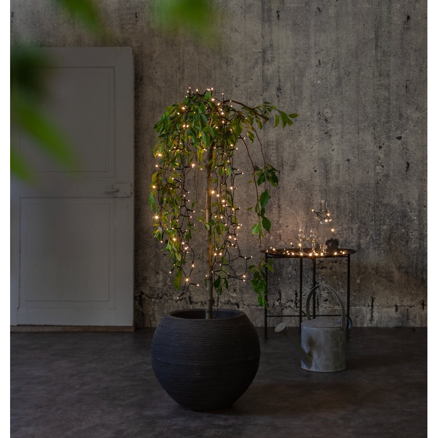 Eglo - Udendørs LED lyskæde 160xLED 11,2 m varmt hvidt lys IP44