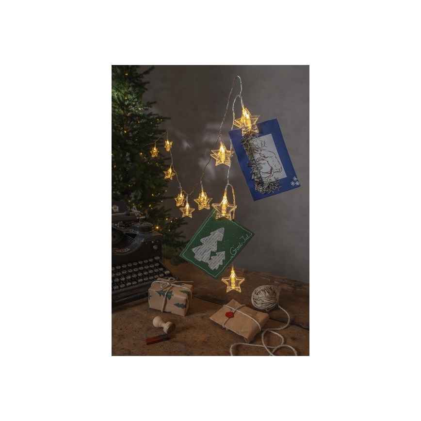 Eglo - LED-lyskæde 10xLED 2,1 m varm hvid