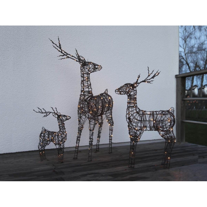 Eglo - Udendørs LED juledekoration 24xLED/0,06W/3xAA IP44