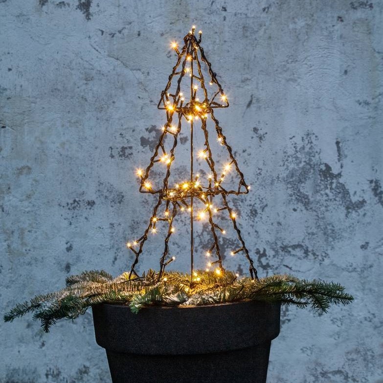 Eglo 411163 - Udendørs LED juledekoration FOLDY 90xLED/0,006W/31V 50 cm IP44 varm hvid
