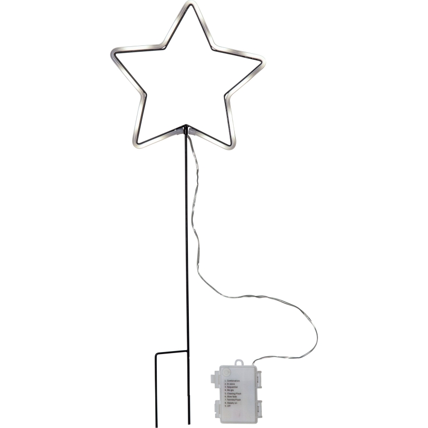 Eglo 411177 - LED udendørs juledekoration NEONSTAR 72xLED/3xAA IP44