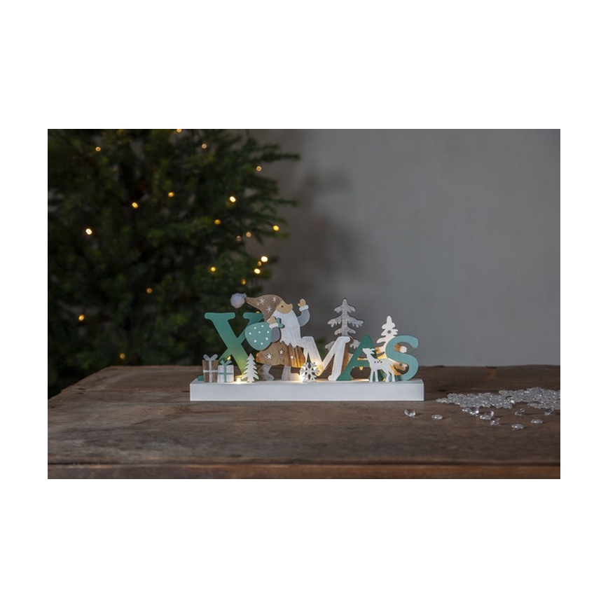 Eglo - LED juledekoration 3xLED/0,12W/2xAA