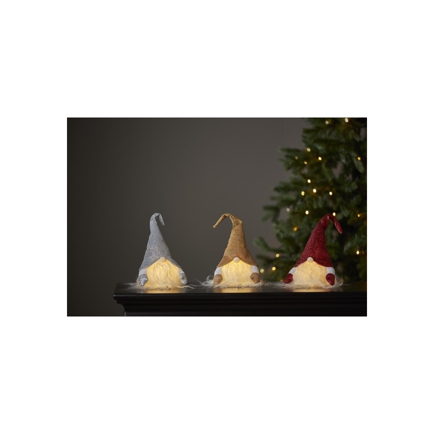 Eglo - LED juledekoration LED/0,06W/3xAG13 guld