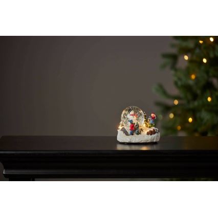 Eglo 411482 - LED juledekoration WINTERVILLE LED/2xAAA snekugle