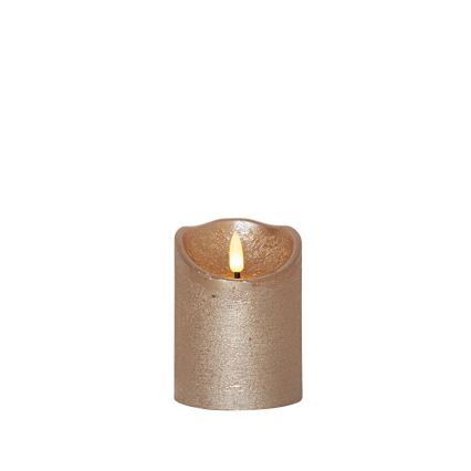 Eglo 411498 - LED Stearinlys FLAMME RUSTIC LED/2xAA guldfarvet