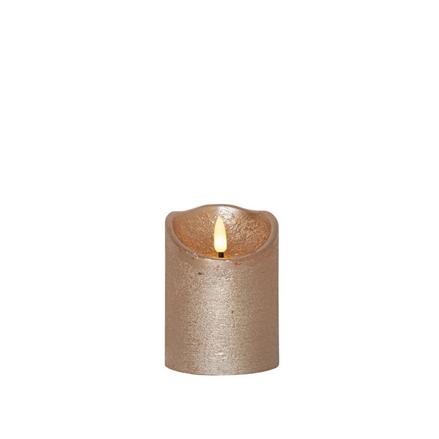 Eglo 411498 - LED Stearinlys FLAMME RUSTIC LED/2xAA guldfarvet