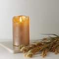 Eglo 411499 - LED-lys FLAMME RUSTIC LED/2xAA, guldfarvet