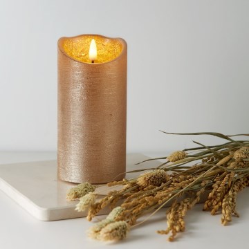 Eglo 411501 - LED juledekoration FLAME LED/0,03W/2xAA guld