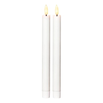 Eglo 411505 - Sæt med 2 LED-lys FLAMME, LED/1xAAA, hvid