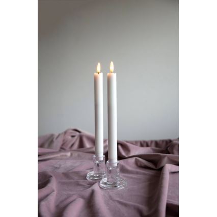 Eglo 411505 - Sæt med 2 LED-lys FLAMME, LED/1xAAA, hvid