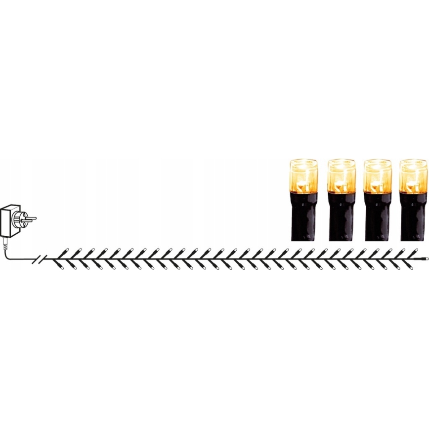 Eglo - LED udendørs julelyskæde 1200xLED 29m IP44 varm hvid