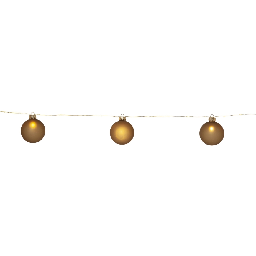 Eglo 411557 - Julekæde BLISS 22xLED/3xAA 2,6 m varm hvid
