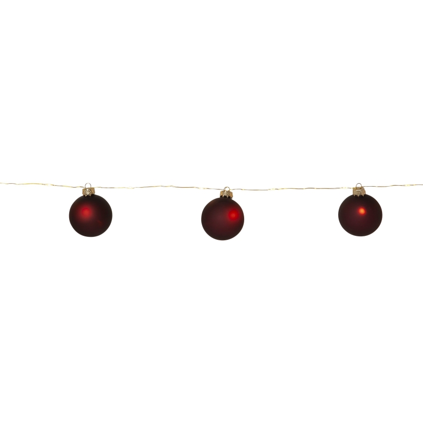 Eglo 411559 - Julekæde BLISS 22xLED/3xAA 2,6 m varm hvid