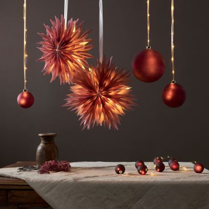 Eglo 411559 - Julelyskæde BLISS 22xLED/3xAA 2,6m varm hvid