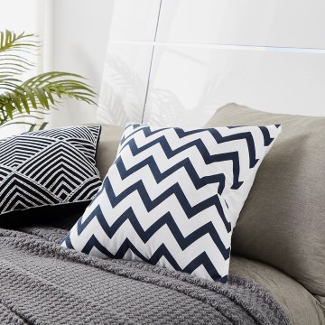 Eglo 420014 - Pyntepude CHEVERY 45x45 cm sort/hvid