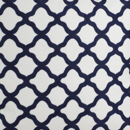 Eglo - Dekorativ pude 45x45 cm hvid/blå