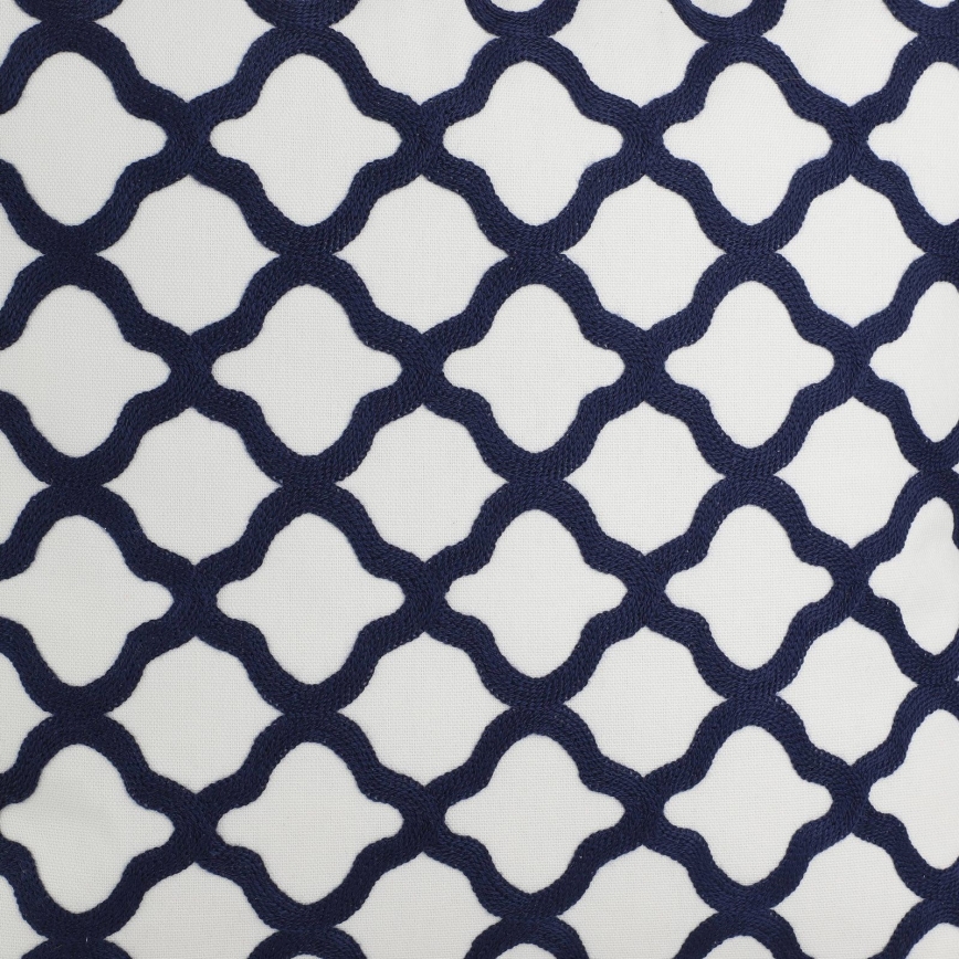 Eglo - Dekorativ pude 45x45 cm hvid/blå