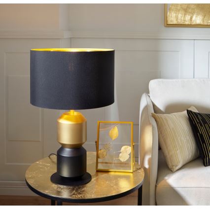 Eglo 420018 - Dekorationspude CHEVERY 30x50 cm creme/guld