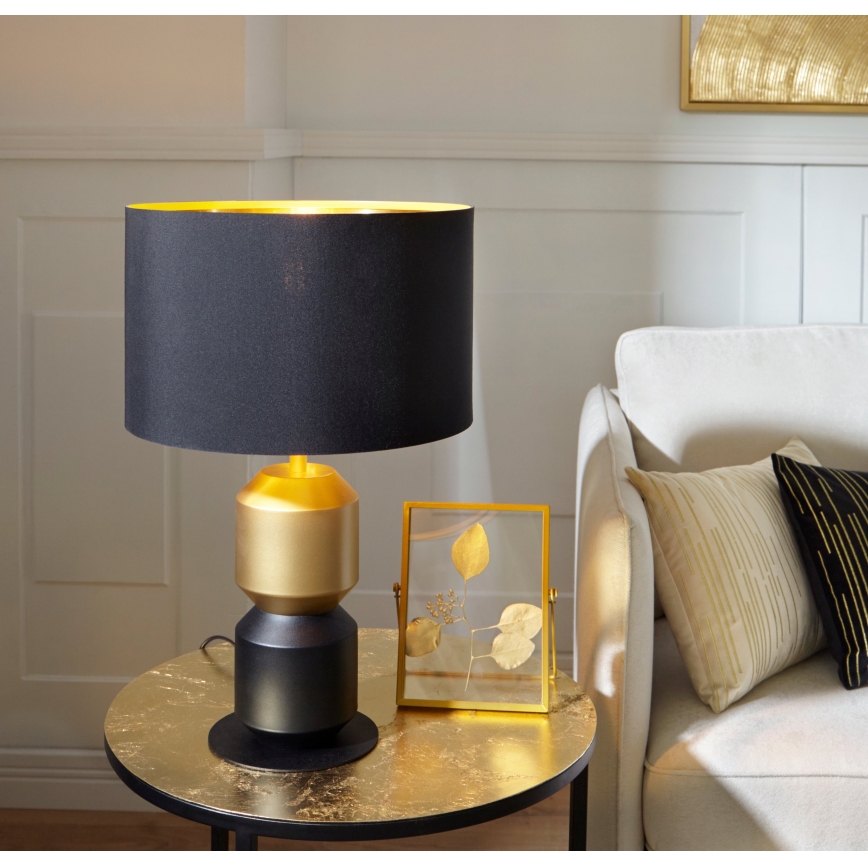 Eglo 420018 - Dekorationspude CHEVERY 30x50 cm creme/guld