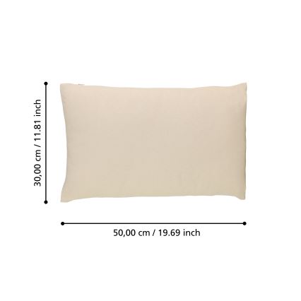 Eglo 420021 - Dekorativ pude ILES 30x50 cm beige