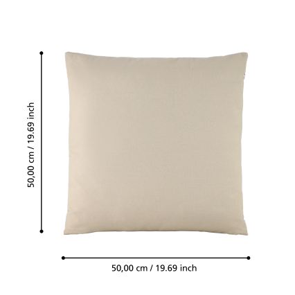 Eglo 420022 - Dekorationspude ILES 50x50 cm beige