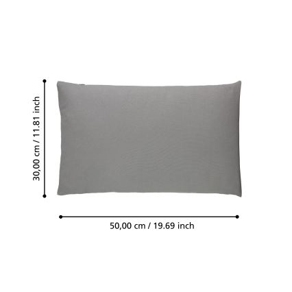 Eglo 420027 - Dekorativ pyntepude ILES 30x50 cm grå