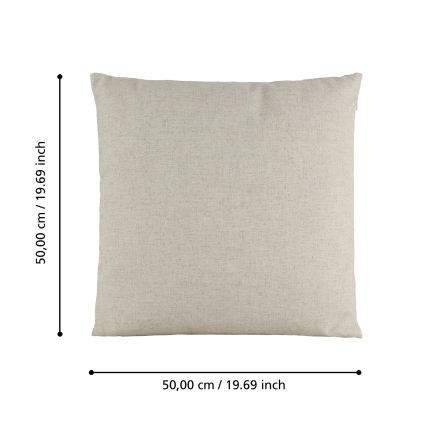Eglo 420033 - Dekorationspude ILES 50x50 cm beige