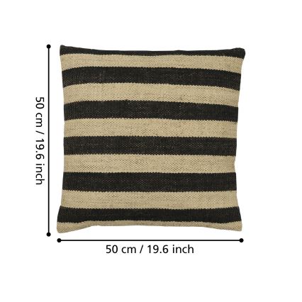 Eglo 420045 - Dekorativ pude CHEVERY 50x50 cm brun