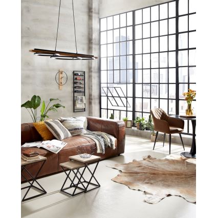 Eglo 420052 - Dekorationspude CHEVERY 50x50 cm creme/sort