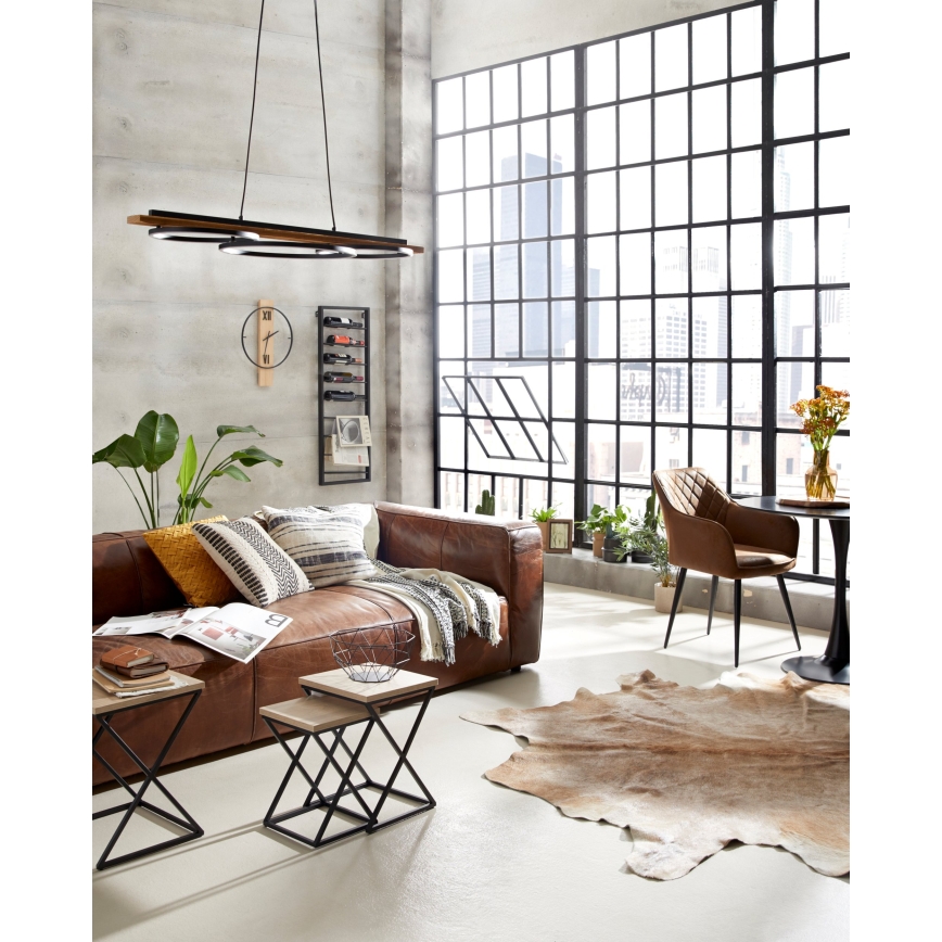 Eglo 420052 - Dekorationspude CHEVERY 50x50 cm creme/sort