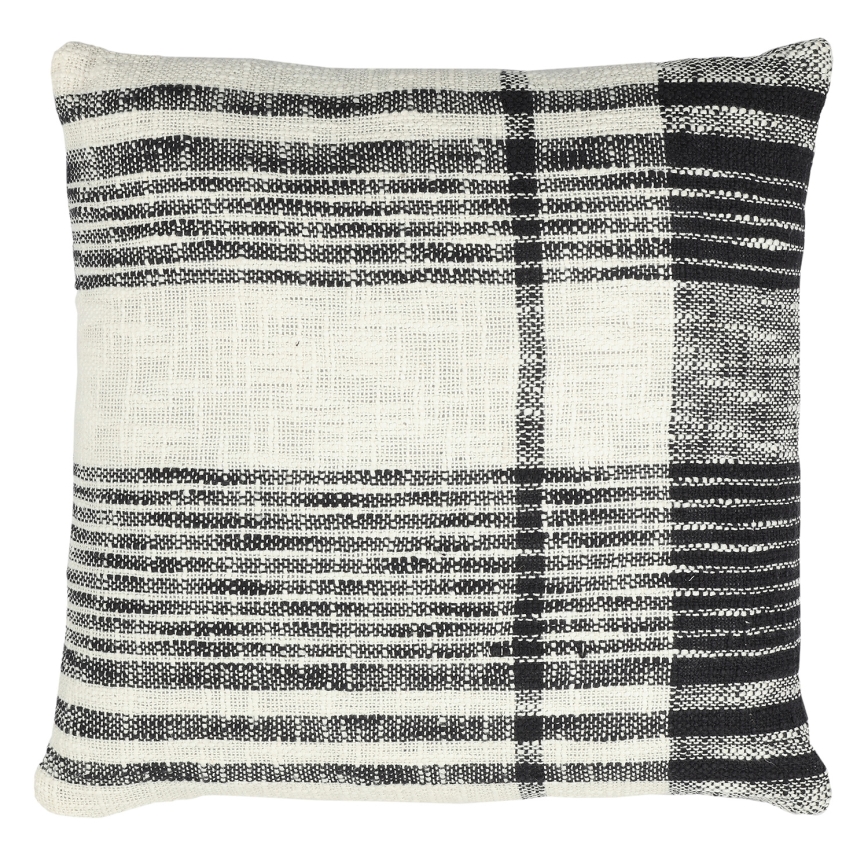 Eglo 420061 - Pyntepude CHEVERY 45x45 cm creme/sort
