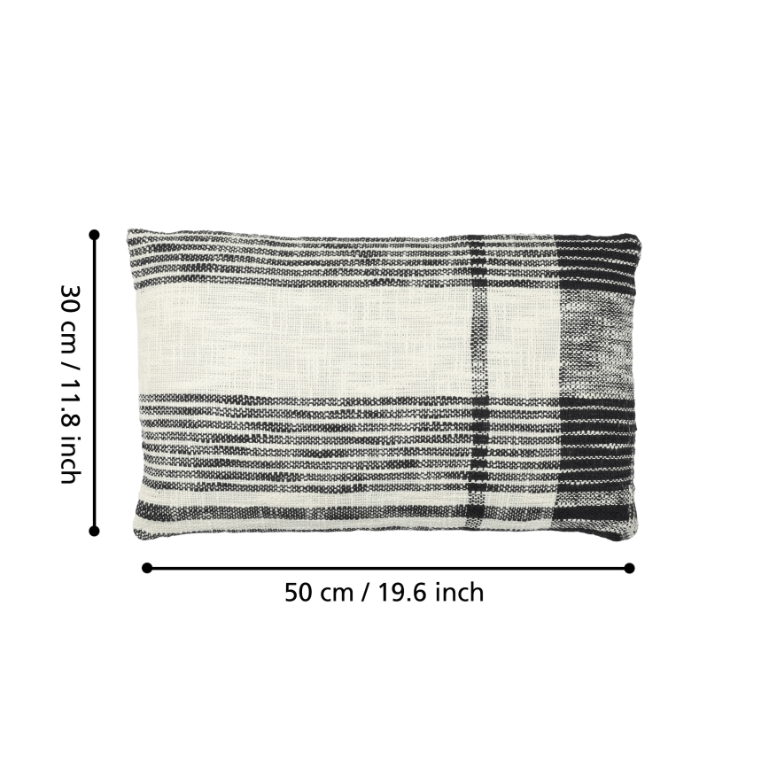 Eglo 420062 - Dekorationspude CHEVERY 30x50 cm creme/sort