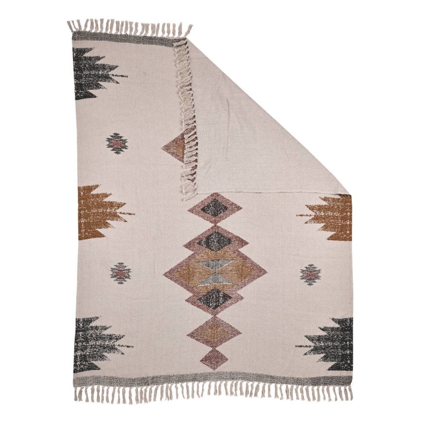 Eglo 420073 - Sengetæppe CHEVERY 170x130 cm brun