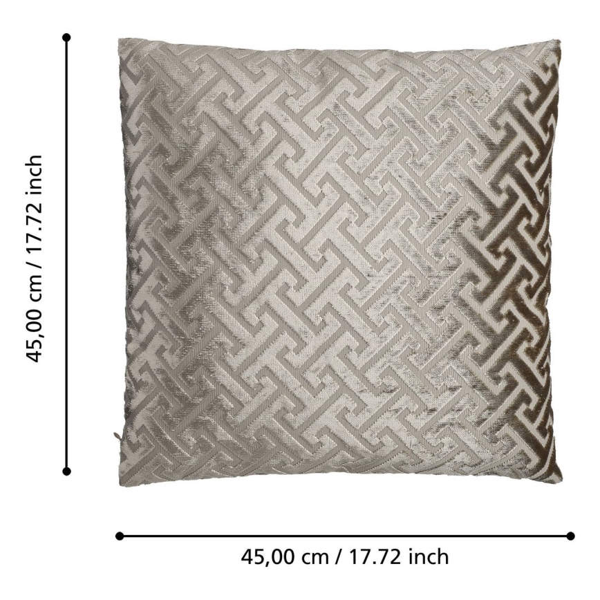 Eglo - Pyntepude 45x45 cm beige