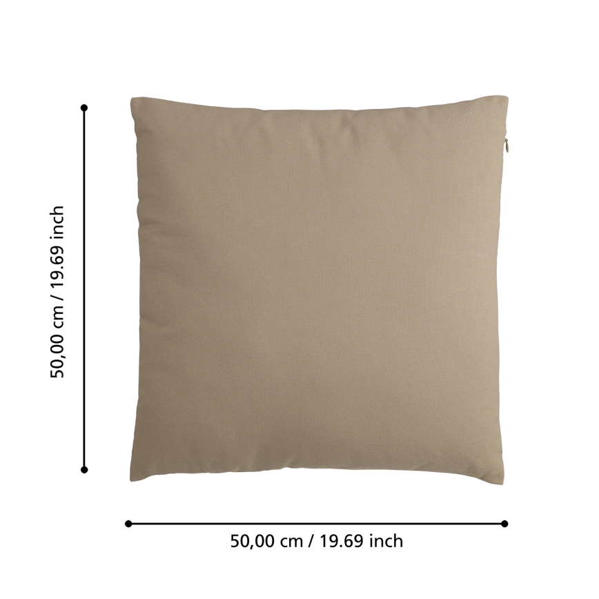 Eglo 420081 - Dekorationspude ILES 50x50 cm brun