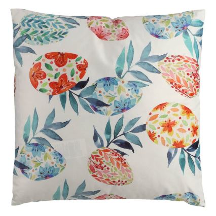 Eglo 420101 - Dekorativ pude GEBENG 45x45 cm blå/rød