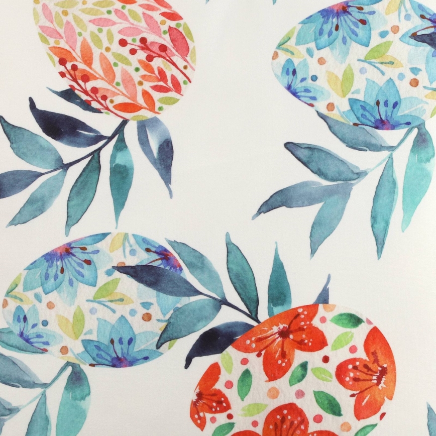 Eglo 420101 - Dekorativ pude GEBENG 45x45 cm blå/rød