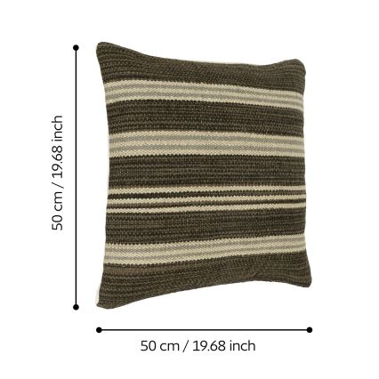 Eglo 420104 - Dekorationspude CHEVERY 50x50 cm brun
