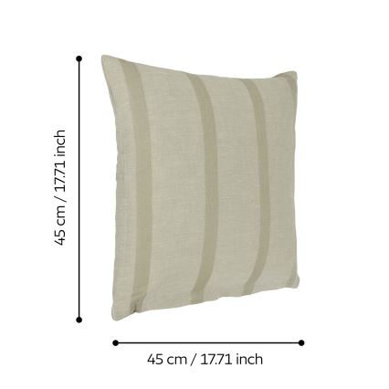 Eglo 420112 - Dekorationspude BETAMPONA 45x45 cm beige