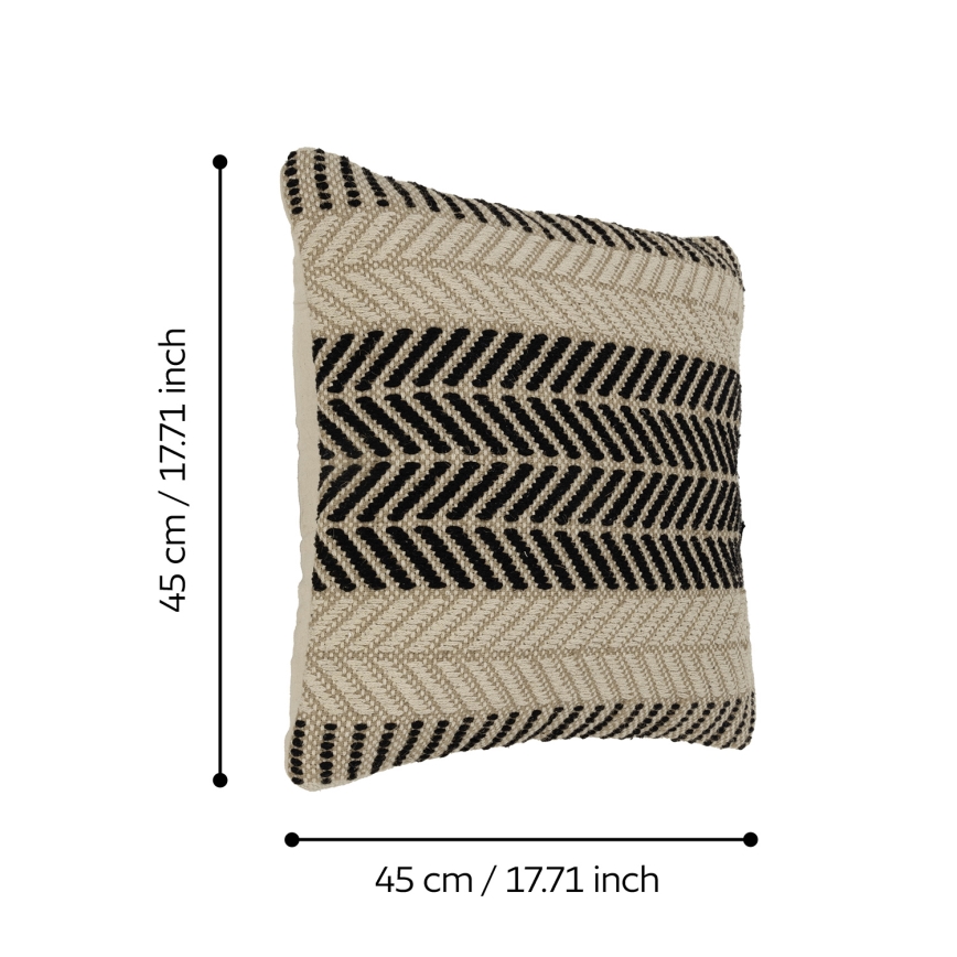 Eglo 420124 - Dekorationspude CHEVERY 45x45 cm brun