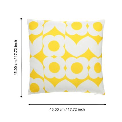 Eglo 420245 - Dekorativ pude TSUNAN 45x45 cm gul