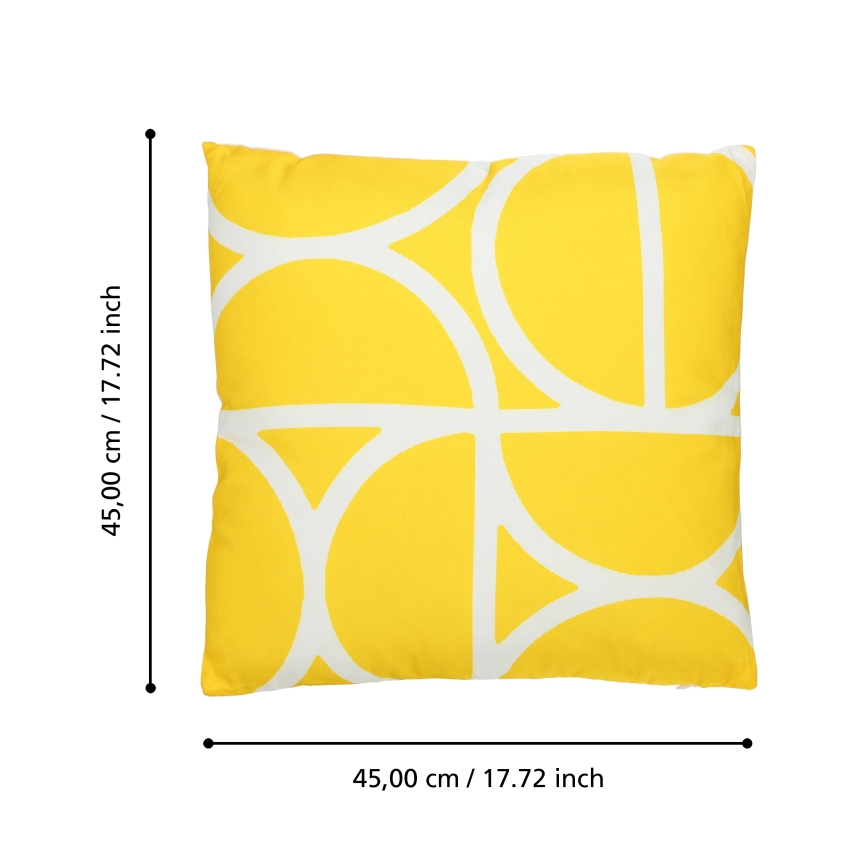 Eglo 420248 - Pyntepude TSUNAN 45x45 cm gul
