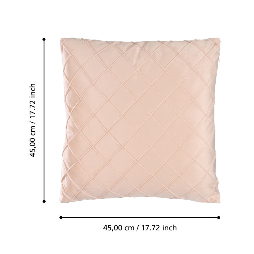 Eglo 420253 - Dekorativ pyntepude SHOURA 45x45 cm rosa