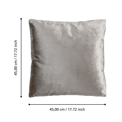 Eglo 420267 - Dekorativ pude SINGU 45x45 cm grå