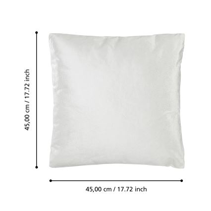 Eglo 420286 - Dekorativ pude SINGU 45x45 cm hvid